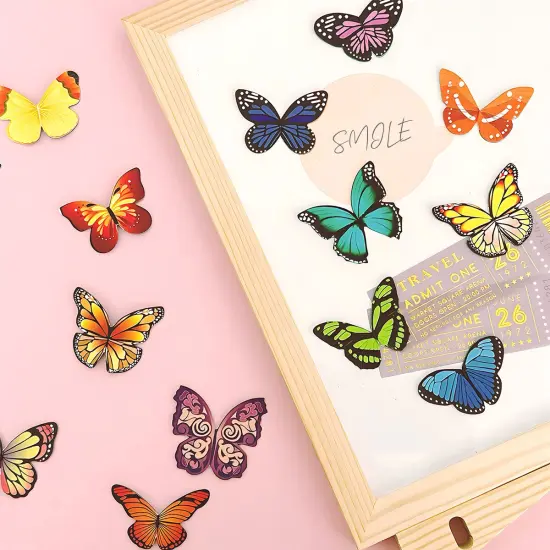 Wrapables Magnetic Butterfly Bookmarks, Page Marker, Foldable Butterfly Page Clips (Set of 30) {6}