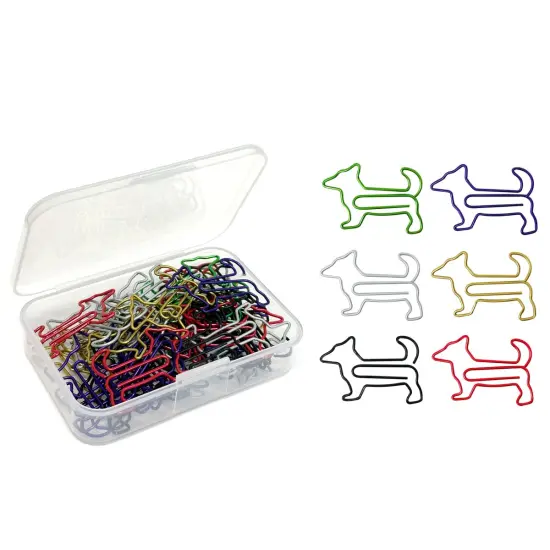 Wrapables Paper Clips Bookmarks for Office Home School (Set of 50) Dogs {1}