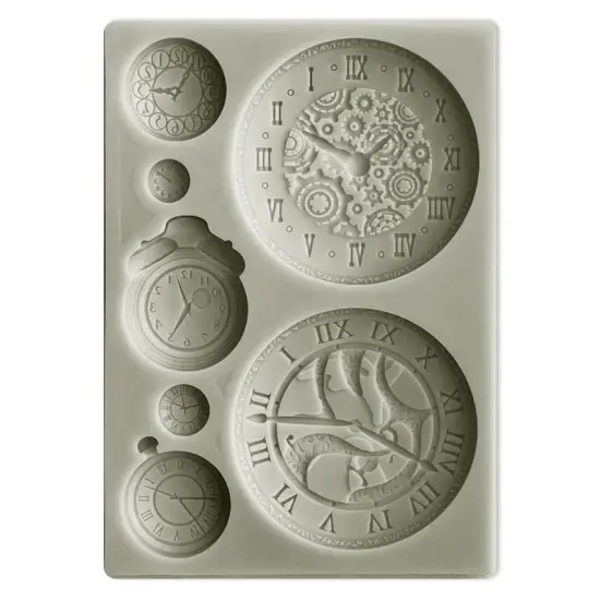 Stamperia Silicone Mould A6-Around The World Clocks {1}