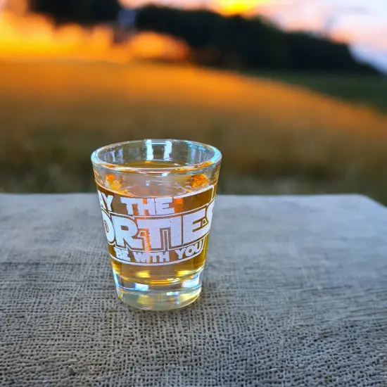 2oz May the Forties be with You Shot glass {7}