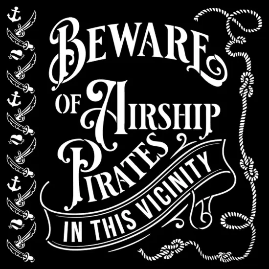 Stamperia Stencil 11.75"X11.75"-Pirates, Lady Vagabond Lifestyle {2}