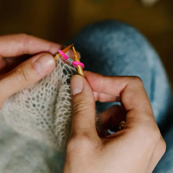 8 Pieces Knitting Needle Stoppers, Knitting Needle Hugger, Stitch Stopper, Project Keeper, Knitting Crochet Supplies, Knitting Accessories, Needle Minder, Needle Stopper {4}
