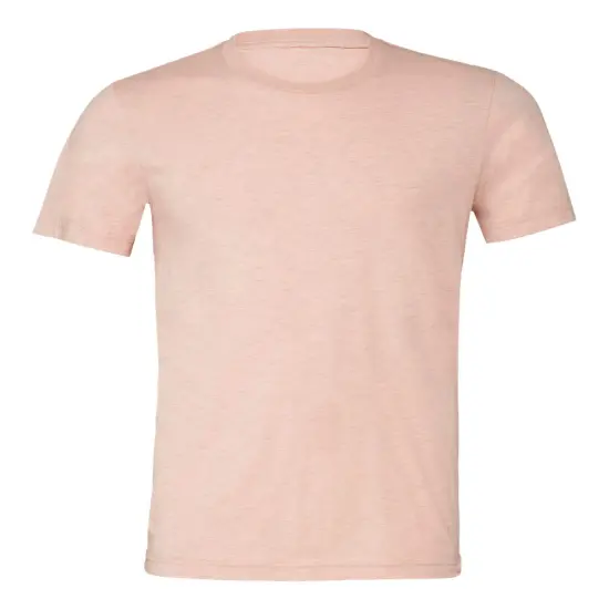 BELLA + CANVAS&reg; Short Sleeve CVC Jersey T-Shirt Unisex Fit, Soft Cotton Blend, Crew Neck Prism Peach {1}