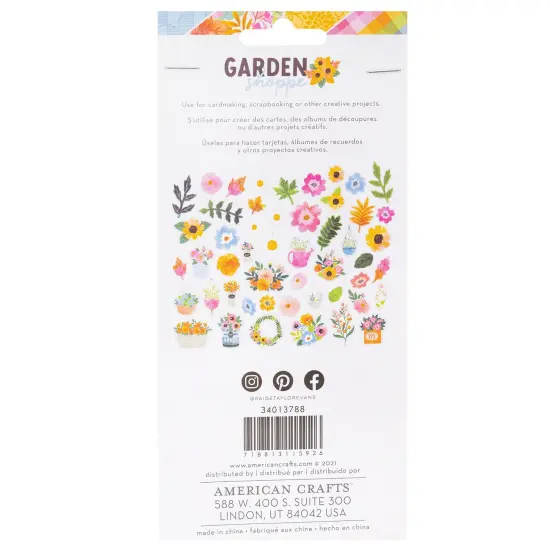 Paige Evans Garden Shoppe Ephemera Cardstock Die-Cuts-Floral {3}
