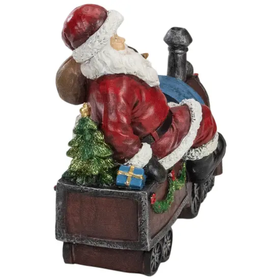 Northlight Santa on a Train Christmas Decoration - 14" Red {5}