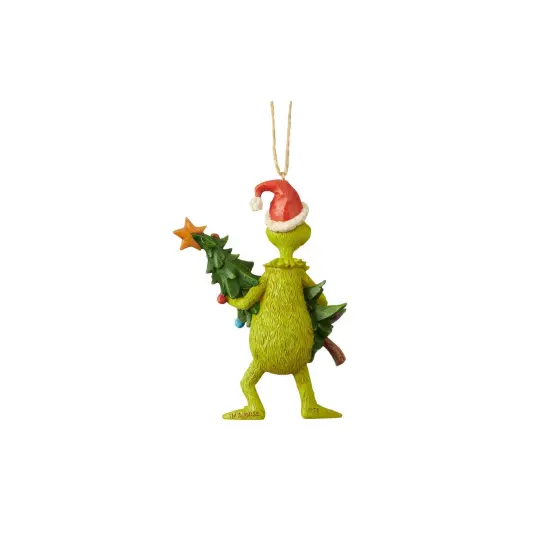 Department 56 Jim Shore Dr Suess Grinch and Tree Christmas Ornament #6004069 Green {3}