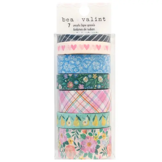 American Crafts Poppy And Pear Washi Tape-7/Pkg {1}
