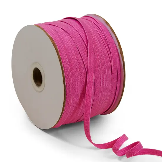1/4" Elastic Band - 100 Yard Spool Fuchsia {1}