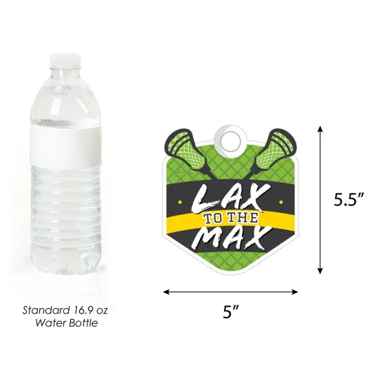 Big Dot of Happiness Lax to the Max Lacrosse Helmet, Stick, and Shield Decorations DIY Party Essentials Set of 20 {6}