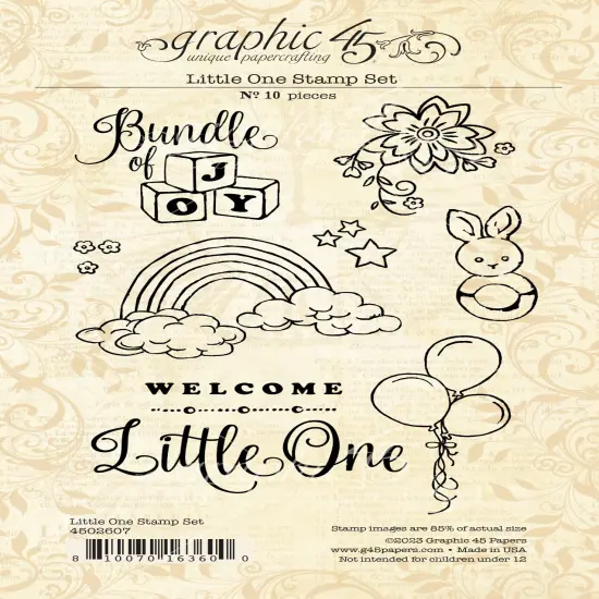 Graphic 45 Little One Stamp Set {1}