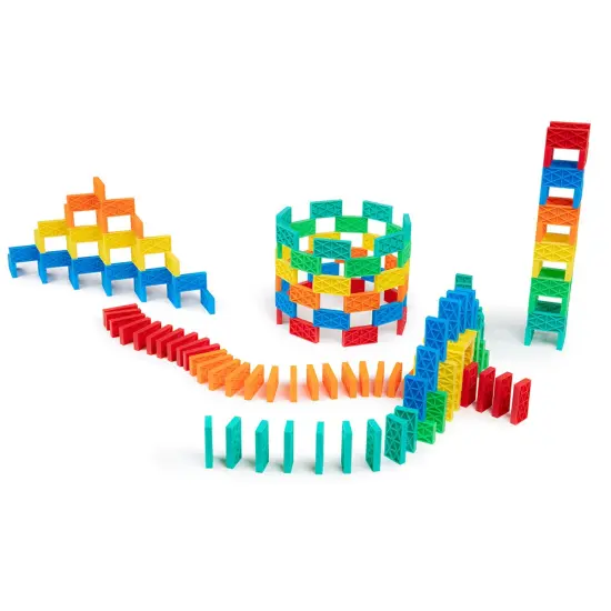 Atwood Toys Inc Kinetic Domino Toppling Kit - 204 Pieces {5}