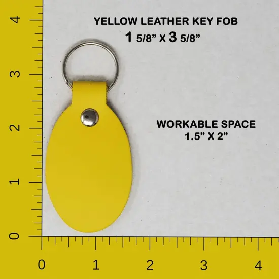 Oval Leather Keychains Kit &ndash; Full-Grain Latigo, DIY Personalization Ready, 10 Pack Royal Blue {6}
