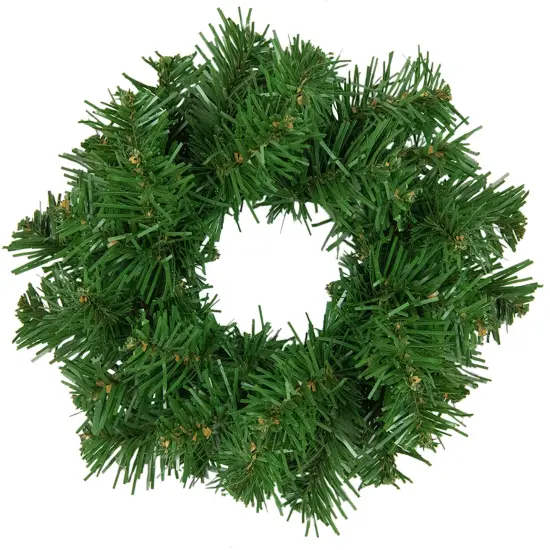 Northlight 6" Deluxe Dorchester Pine Artificial Christmas Wreath - Unlit Green {1}