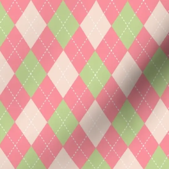Various Fabrics by the Yard or Fat Quarter Preppy Argyle Plaid Diamond Retro Geometric Feminine Golf Custom Printed Fabric by Spoonflower {7}