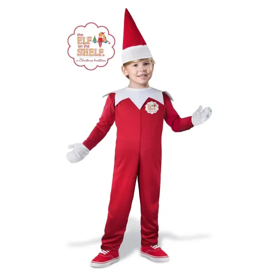 Fun World The Elf on the Shelf Toddler Christmas Costume - 3T, Small Red {3}