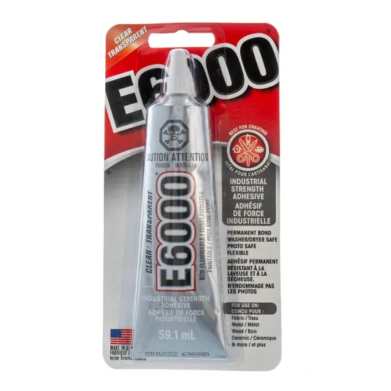 E6000 Permanent Clear Multi Purpose Adhesive, 59ml {1}