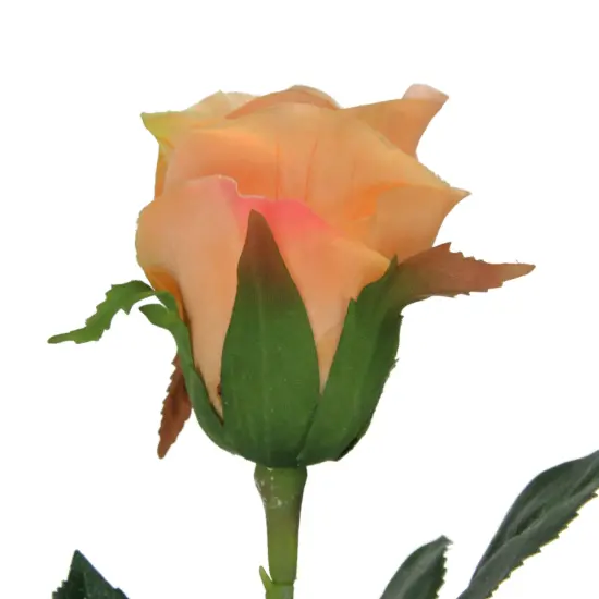 Allstate Rose Blossom Artificial Floral Spray - 21" - Peach Orange {3}