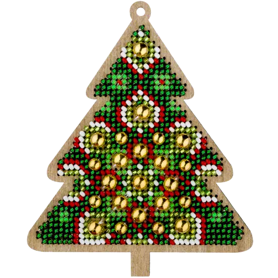 Bead embroidery kit on wood FLK-396 {2}