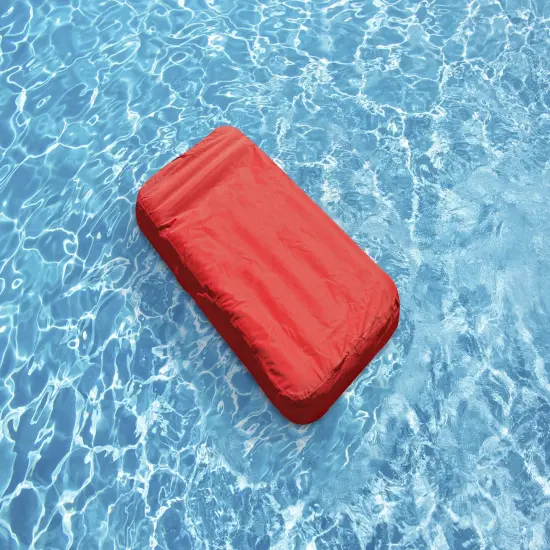 Swim Central Inflatable SunSoft Swimming Pool Mattress Lounger Float - 72" - Red {4}