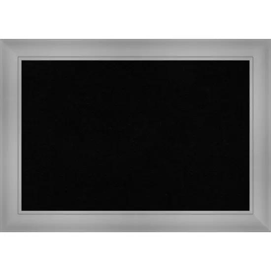 Flair Framed Corkboard, Black Cork Flair Nickel {1}