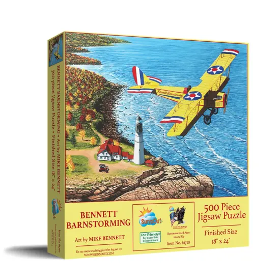Sunsout Bennett's Barnstorming 500 pc Jigsaw Puzzle 61710 {3}