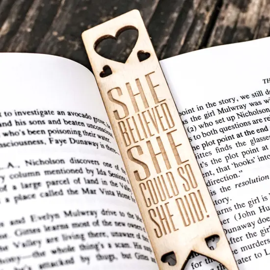 Bookmark - She Believed She Could {2}