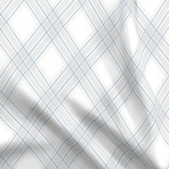 Various Fabrics by the Yard or Fat Quarter Diagonal Plaid Neutral Check Classic Scottish Large Scale Farmhouse Custom Printed Fabric by Spoonflower {5}
