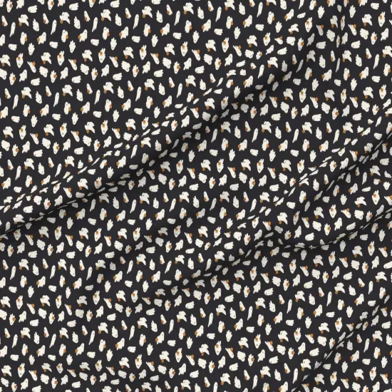 Various Fabrics by the Yard or Fat Quarter Little Ghost Trick Or Treat Small Scale Charcoal Black Pumpkins Custom Printed Fabric by Spoonflower {6}
