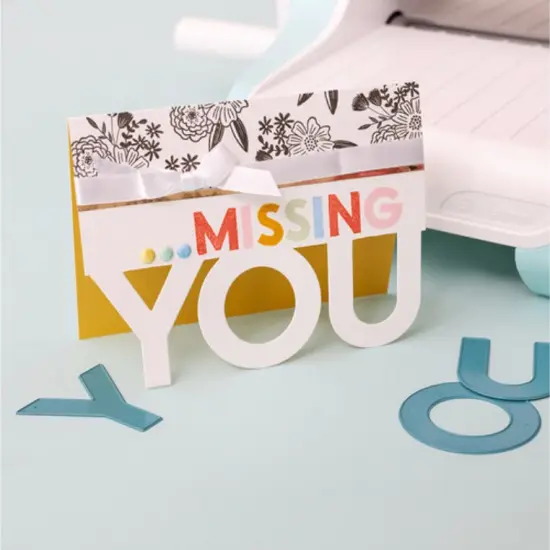 We R Memory Keepers Large Alphabet Dies-San Serif 2" 60000591 by American Crafts {4}