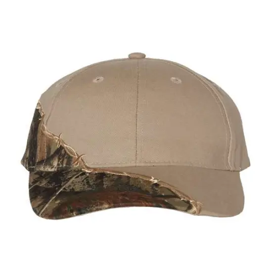 Kati&reg; Licensed Camo with Barbed Wire Embroidery Cap Black/ Realtree AP {6}