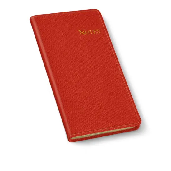 Pocket Notes Leather Journal by Gallery Leather - 6"x3.25" Key West Red {1}