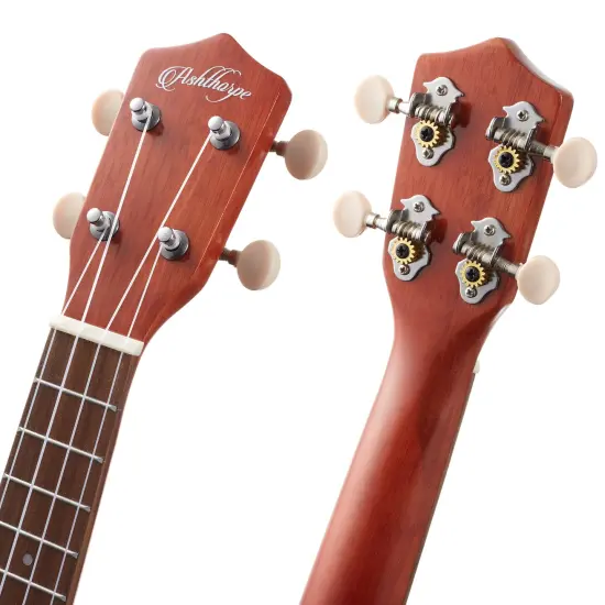 Ashthorpe Soprano Ukulele for Beginners, 21-inch 4 String Uke Starter Bundle Kit for Kids with Gig Bag, Cloth, and Picks {3}