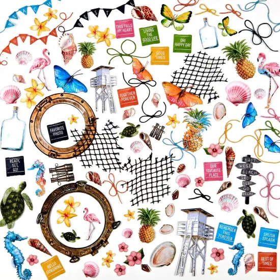 49 And Market Laser Cut Outs-Vintage Artistry Sunburst {3}