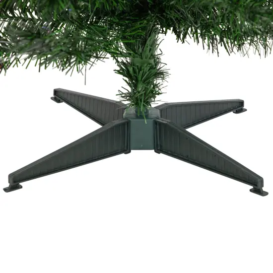 Northlight Pre-Lit Medium Multi-Color Fiber Optic Pine Christmas Tree - 6' Green {6}