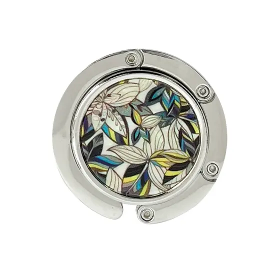 Wrapables Scenic Purse Hook Hanger, Foldable Handbag Table Hanger, Star Flower {1}