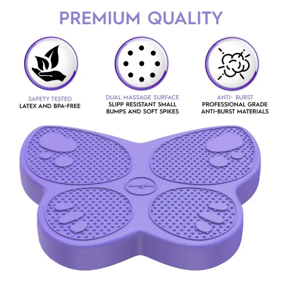 Wiggle Seat Sensory Cushion, Purple Butterfly {4}