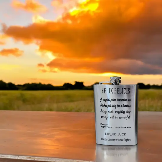 8oz FELIX FELICIS Stainless Steel Flask {4}