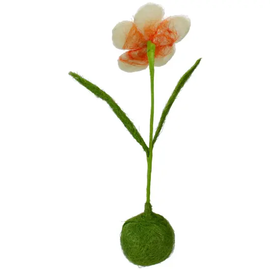 Northlight Artificial Spring Floral Decoration - 19" - Orange and Yellow Green {4}