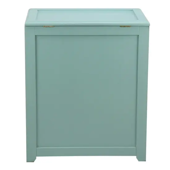 Oceanstar Storage Laundry Hamper, Turquoise Blue {8}