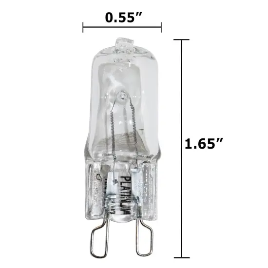 BulbAmerica 60W 120V G9 Bi-Pin Base Clear Halogen Bulb {2}