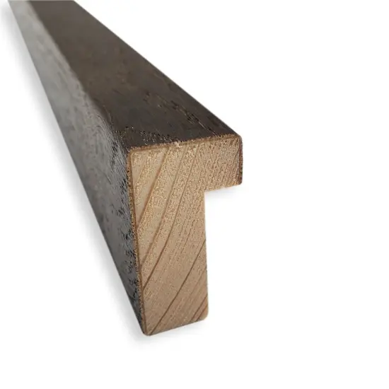 Carlisle Narrow Wood Framed Corkboard, White Cork Espresso {2}