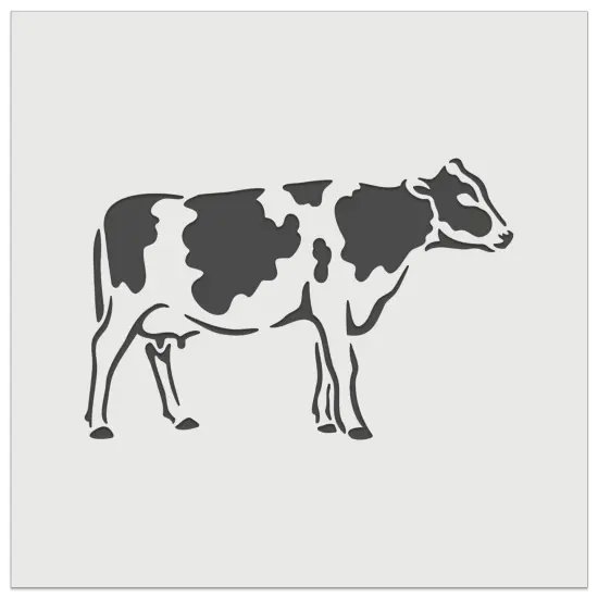Farm Dairy Cow Milk Side Wall Cookie DIY Craft Reusable Stencil {7}