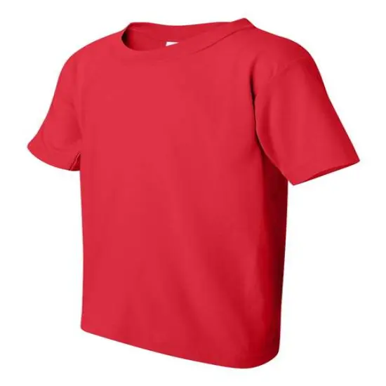 Gildan&reg; Heavy Cotton Youth Crewneck Short Sleeve T-Shirt - 5000B Red {2}
