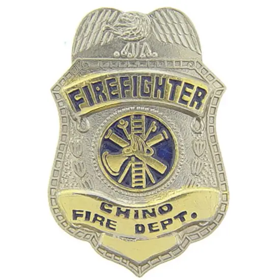 Chino California Firefighter Pin 1" {1}