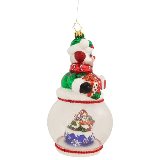 Christopher Radko Christopher Radko Chilly and Cheery Glass Christmas Ornament 1021014 Green {5}