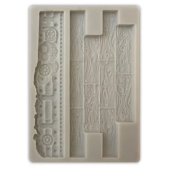 Stamperia Silicone Mould A6-Songs Of The Sea Wood And Mechanisms {1}