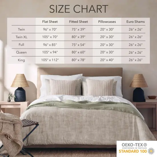 Nate Home by Nate Berkus 200TC Cotton Percale Sheet Set {3}