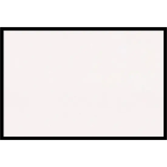 Black Gallery Deep Wood Framed Corkboard, White Cork {1}