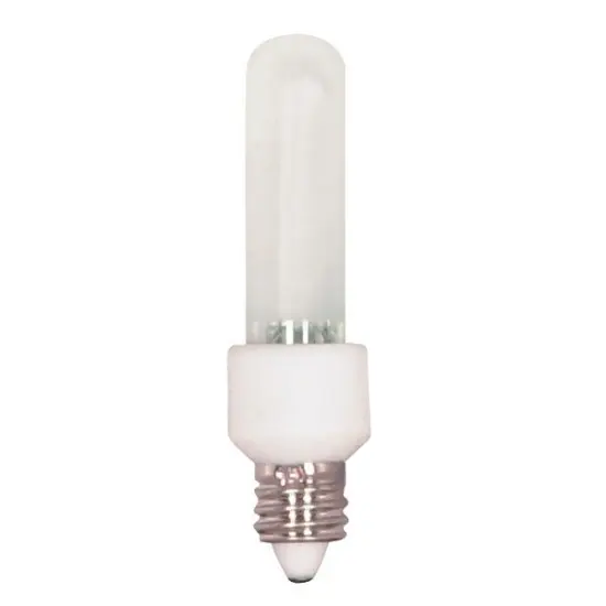 Satco S4489 20W 120V E11 Mini Candelabra base Frost halogen light bulb {1}