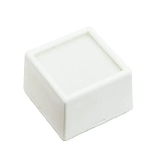 100 Gem Jars - White Square Glass Top with 2-Sided Foam Insert Gemstones Jewelry Display {1}